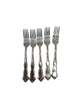 Wallace 18/10 Centennial 5 Dinner Forks 7" Set of 5